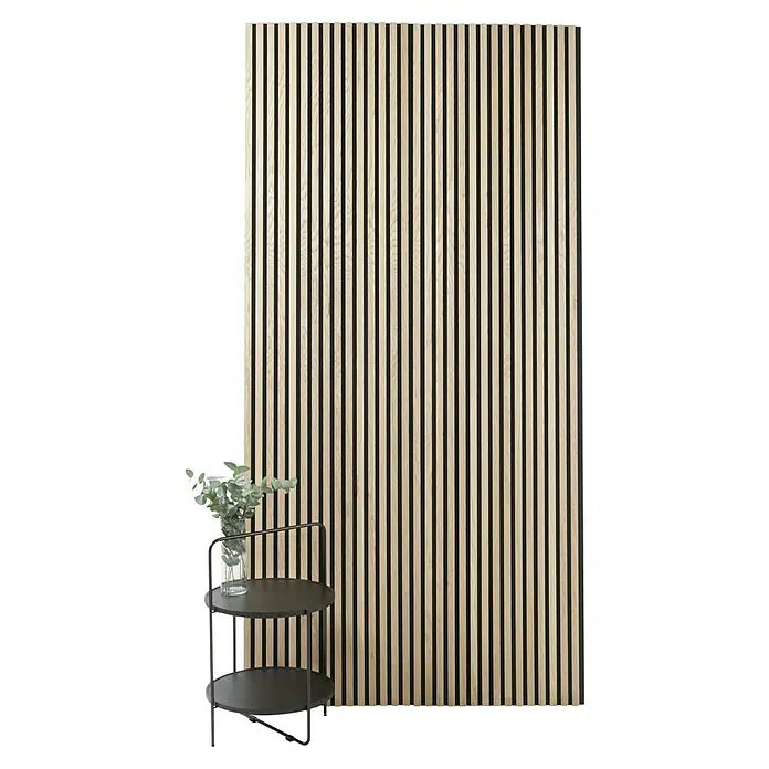 FibroTech Akustikpaneel Premium Light Oak, 2.440 x 605 x 22 m