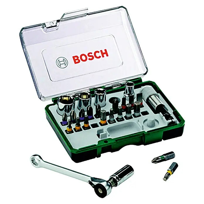 Bosch Schrauberbit- & Ratschen-Set 27 -tlg.