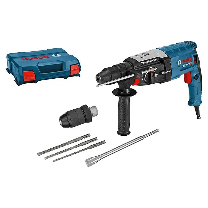 Bosch Professional Kombihammer GBH 2-28 F 880 W, 3,2 J, SDS-Plus-Aufnahme, Inkl. 3 x Bohrer & Meißel
