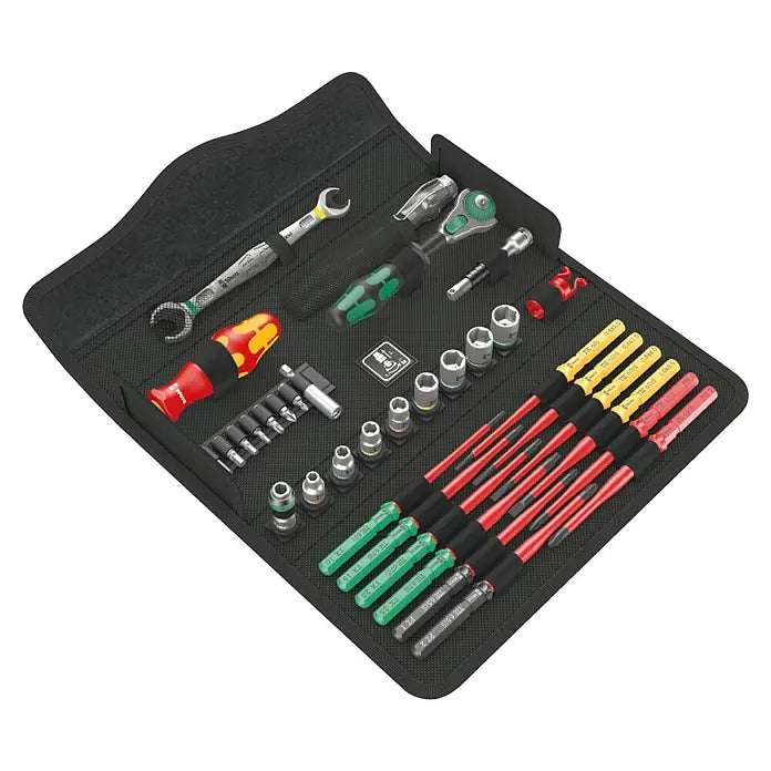 Wera Kraftform Kompakt Werkzeug-Set W1 Wartung 35 -tlg.